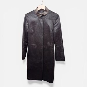 Vivienne Tam dress coat, size 2, stunning faux pony hair, excellent condition